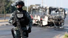 Mexico sends thousands of soldiers to stop violence after death of drug lord